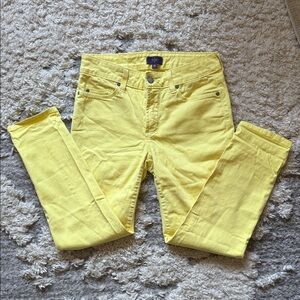 NYDJ Bright Yellow Skinny Jeans